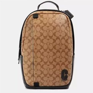 Coach Edge Backpack in Signature Canvas. Lots of storage. Adjustable straps. Lux